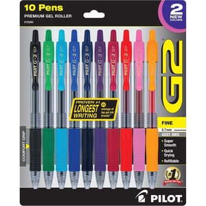 image:imagePILOT G2 Limited Edition Harmony Ink Collection Retractable Gel Pens 07mm Fine Point Gel Pen Set Assorted Ink G2 Gel Pen  Ideal for School Journaling and Office WritingAssorted