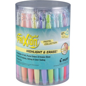 image:imagePilot FriXion Light Pastel Erasable Highlighters Chisel Tip Pack of 36 Assorted Aesthetic Highlighters  Ideal for School Journaling and Office Use