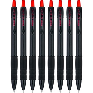 image:imagePilot G2 Edge Premium Gel Roller Pens Fine Point 07 mm Gel Pens Black Ink Pack of 8 Count Pack of 1  Ideal for School Journaling amp Office WritingRed 8