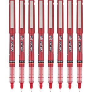 image:imagePilot Precise V5 Capped Liquid Ink Rolling Ball Pens Extra Fine Point 05 mm Red Pack of 88 Count Pack of 1