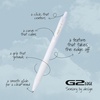 image:imagePILOT G2 Premium Gel Roller Pens G2 Edge White Sensory Writing Experience 12ct box Fine Point 07 mmWhite