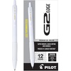 image:imagePILOT G2 Premium Gel Roller Pens G2 Edge White Sensory Writing Experience 12ct box Fine Point 07 mmWhite