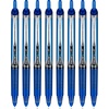 image:imagePILOT Precise V5 RT Refillable amp Retractable Liquid Ink Rolling Ball Pens Extra Fine Point 05mm Blue 8Pack 15328Blue