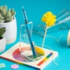image:imagePilot Precise Grip Liquid Ink Rolling Ball Stick Pens Precise Grip Pens Assorted Colors Ink 10mm 7PackPrecise V5