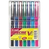 image:imagePilot Precise Grip Liquid Ink Rolling Ball Stick Pens Precise Grip Pens Assorted Colors Ink 10mm 7PackPrecise V5