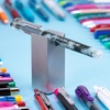 image:imagePilot Precise P700 Gel Ink Rolling Ball Stick Pens Fine Point 07mm Blue Ink Pens 12PackBlack