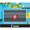 image:imagePilot G2 Pens Premium Refillable and Retractable Rolling Ball Gel Pens Fine Point 07mm Black Ink 20PackBlack