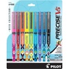 image:imagePilot Precise V5 Capped Liquid Ink Rollerball Pens Deco Collection Extra Fine Point Ink Pens 05 mm Colored Pens Assorted Colors Pack of 9  Ideal for School Journaling amp Office Writing