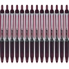 image:imagePilot Precise V5 RT Refillable amp Retractable Rolling Ball Pens Extra Fine Point 05 mm Burgundy Pack of 14Burgundy