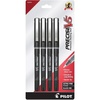 image:imagePilot Precise V5 Stick Liquid Ink Rolling Ball Stick Pens Extra Fine Point 05mm Black Ink Pens 4Pack