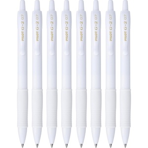 image:imagePILOT G2 Premium Gel Roller Pens G2 Edge White Sensory Writing Experience 12ct box Fine Point 07 mmWhite