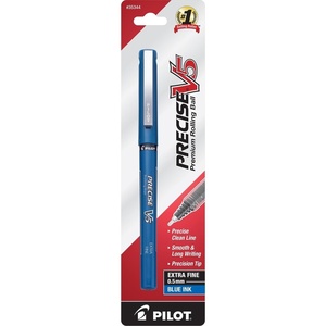 image:imagePilot Precise V5 Premium Rolling Ball Stick Pens Extra Fine Point 05mm Blue Ink 1 count 35344
