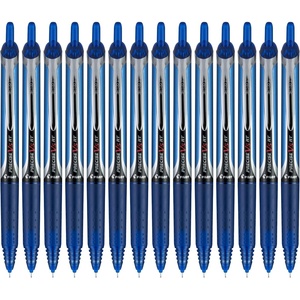 image:imagePilot Precise V5 RT Refillable amp Retractable Rollerball Pens Extra Fine Point Pens 05 mm Blue Pack of 14  Ideal for School Journaling amp Office Writing