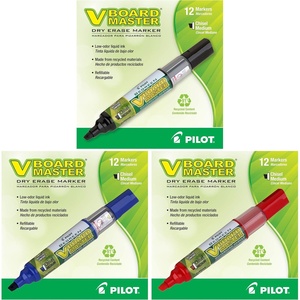 image:imagePilot V Board Master Marker Dozen Box Bundle 36 Total Markers  Black Blue amp Red1 Count Pack of 36