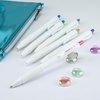 image:imagePilot G2 Edge White Assorted Metallic Inks Premium Gel Roller Pens Sensory Writing Experience 6ct box Fine Point 07 mm