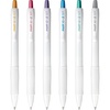 image:imagePilot G2 Edge White Assorted Metallic Inks Premium Gel Roller Pens Sensory Writing Experience 6ct box Fine Point 07 mm