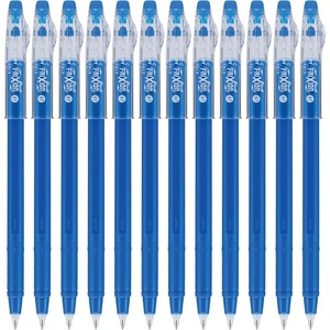 image:imagePilot FriXion ColorSticks Erasable Gel Ink Pens Fine Point 07 mm Blue Pack of 12 Erasable Pens  Ideal for School Journaling amp Office WritingBlue