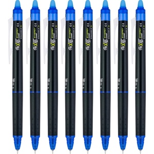image:imagePilot FriXion Synergy Clicker Erasable Refillable Retractable Gel Ink Pens Extra Fine Point 05 mm Pack of 8 Black FriXion Erasable Pens 05  Ideal for School amp Office WritingBlue