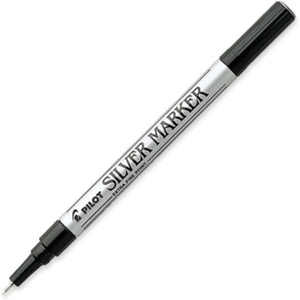 image:imagePILOT Extra Fine Point Permanent Markers Marker Pens Silver Ink 1 CountSilver