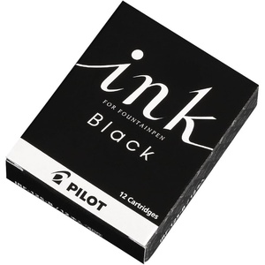 image:imagePilot Fountain Pen Ink Cartridge black 12Pack IRF12SB
