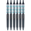 image:imagePILOT Precise V5 RT Deco Collection Refillable amp Retractable Liquid Ink Rolling Ball Pens Extra Fine Point 05mm Black Ink 6 Pack